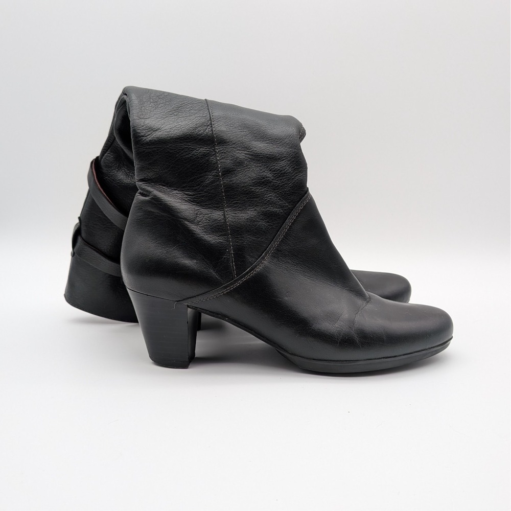 Hispanitas Black Leather Glove Boots EU size 39 (US 8.5-9) made in Spain - Picture 2 of 15